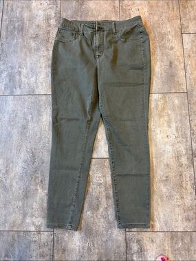 Women's Olive Green Slim Jeans